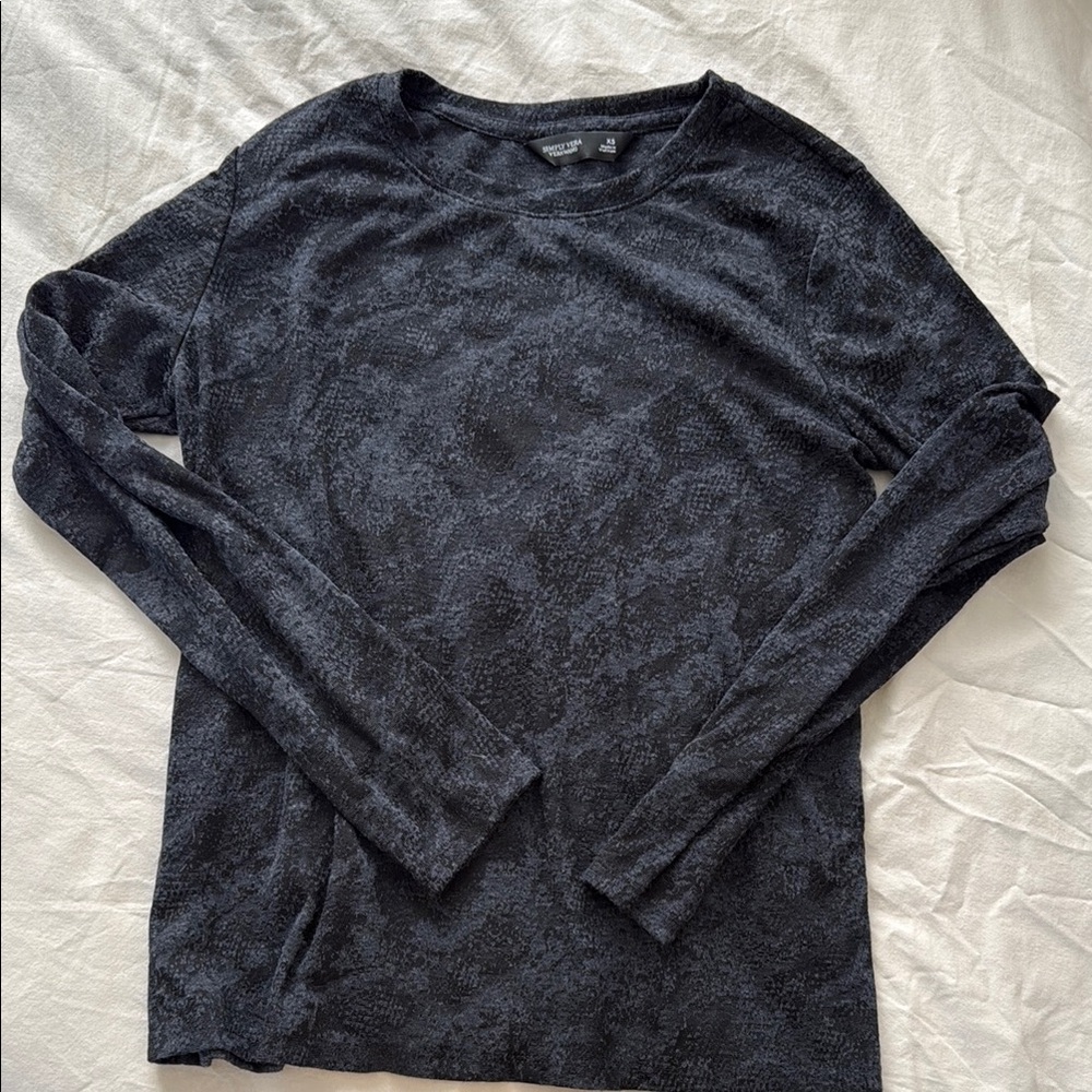 Black Long Sleeve Top Vera wang